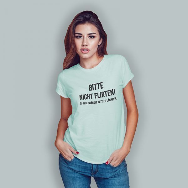 bitte nicht flirten tuerkis
