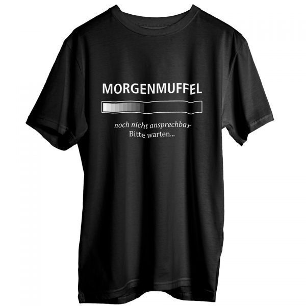 Morgenmuffel herren schwarz