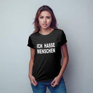 ich hasse menschen schwarz