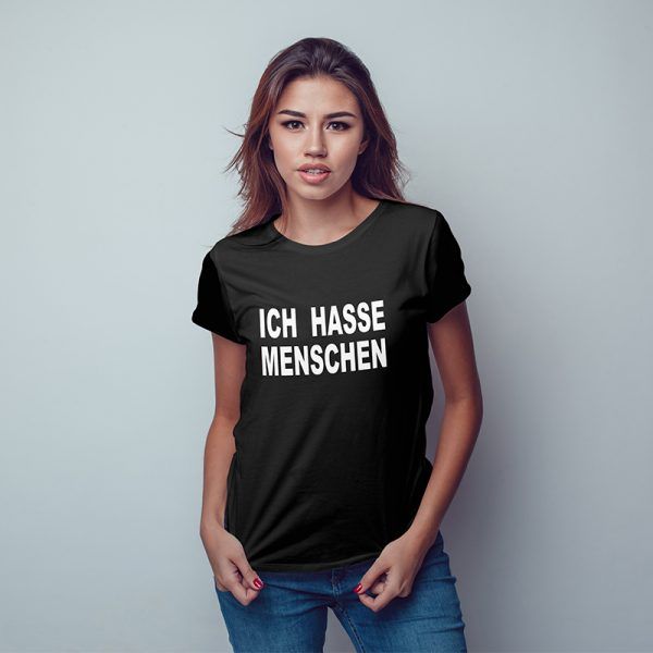 ich hasse menschen schwarz