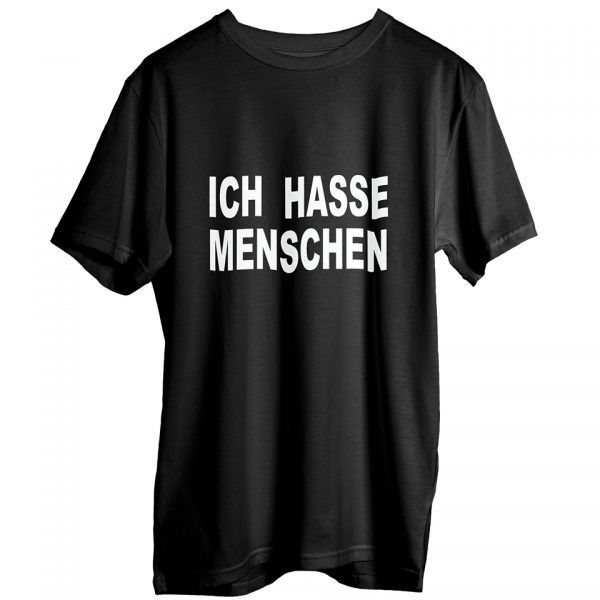 ich hasse menschen schwarz