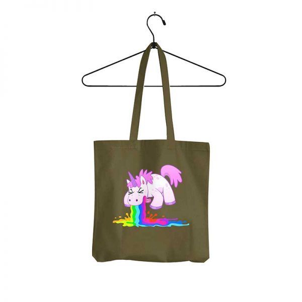 kotzendes einhorn oliv