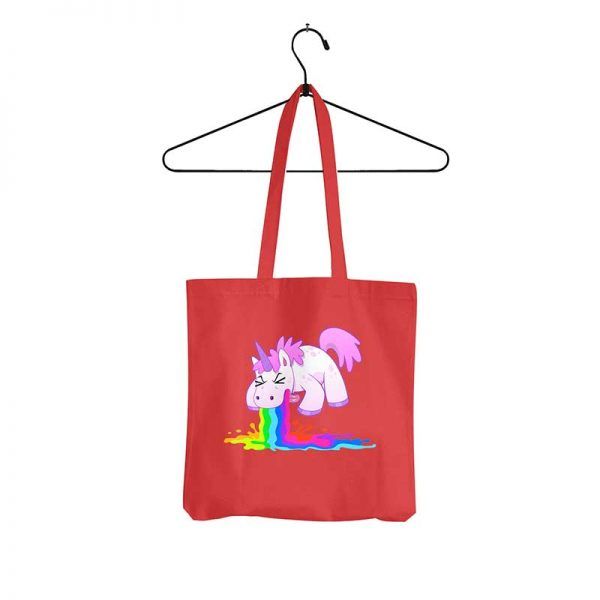 kotzendes einhorn rot