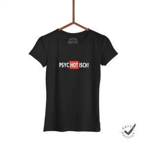 psychotisch damen tshirt schwarz