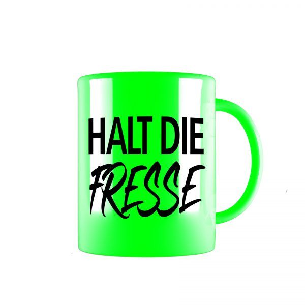 fresse gruen tasse