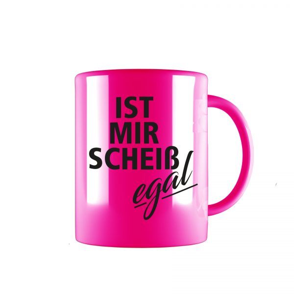 scheiss egal neon pink