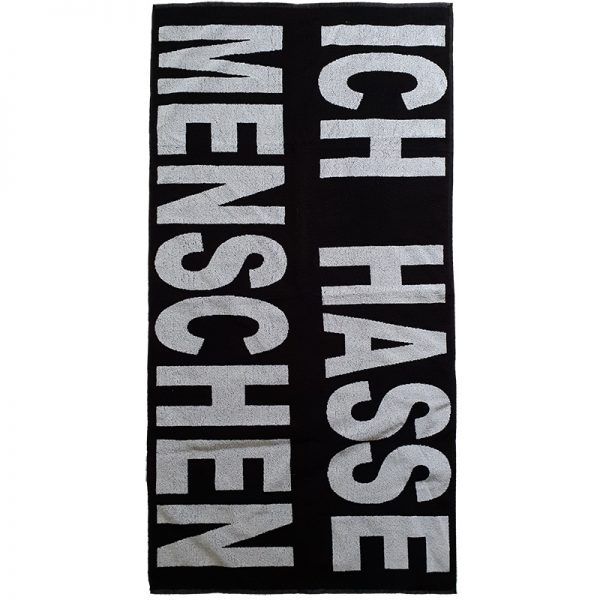 Handtuch ichhassemenschen