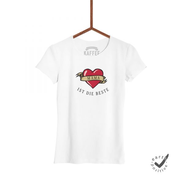 mama ist die beste damen t shirt weiss