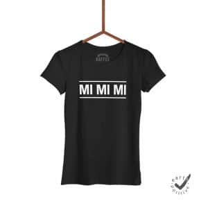 mi mi mi damen tshirt schwarz