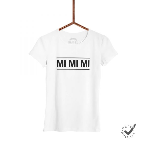 mi mi mi damen tshirt weiss