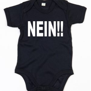 Babybody schwarz NEIN