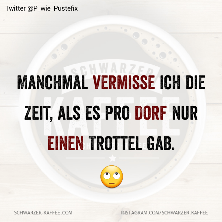 ICH VERMISSE DIE ZEIT — SCHWARZERKAFFEE