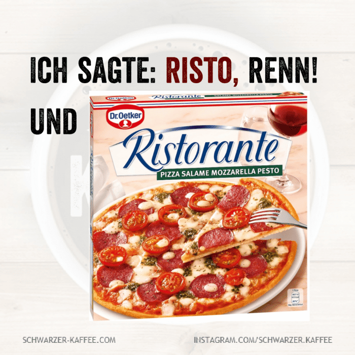 RISTO RENN! Schwarzer Kaffee