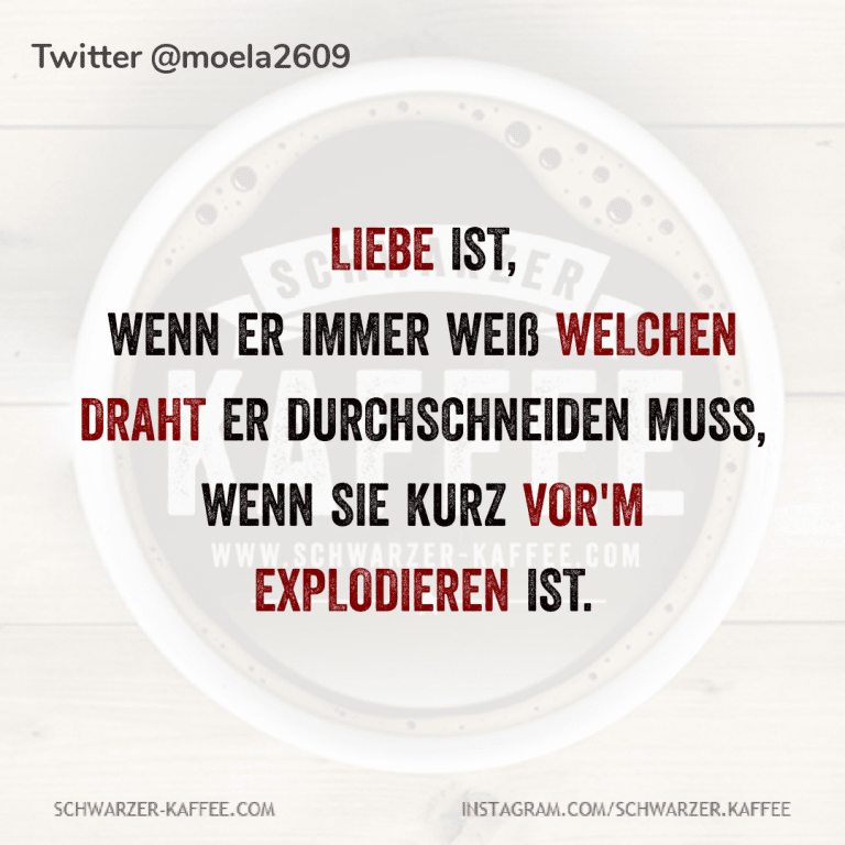 LIEBE IST — SCHWARZERKAFFEE